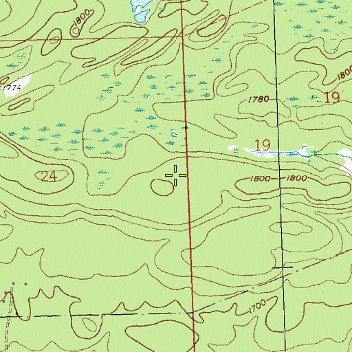 Topographic Map of Grand Marais/Cook County Airport, MN