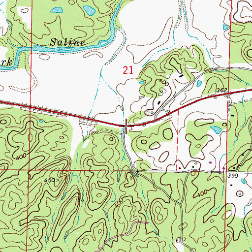 Topographic Map of Slocomb (historical), AR