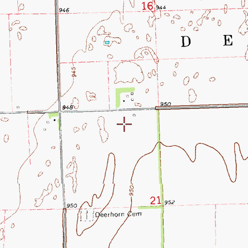 Topographic Map of Nord Field, MN