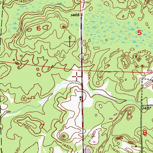 Topographic Map of Pike River Recreation Site, MN