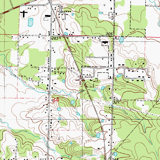 Topographic Map of Walco (historical), AR