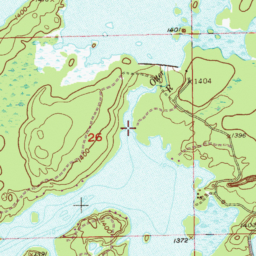 Topographic Map of Otter River, MN