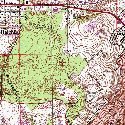 Topographic Map of KUMD-FM (Duluth), MN