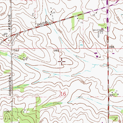 Topographic Map of KZPZ-FM (Lakeville), MN