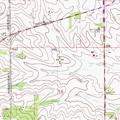 Topographic Map of KZPZ-FM (Lakeville), MN