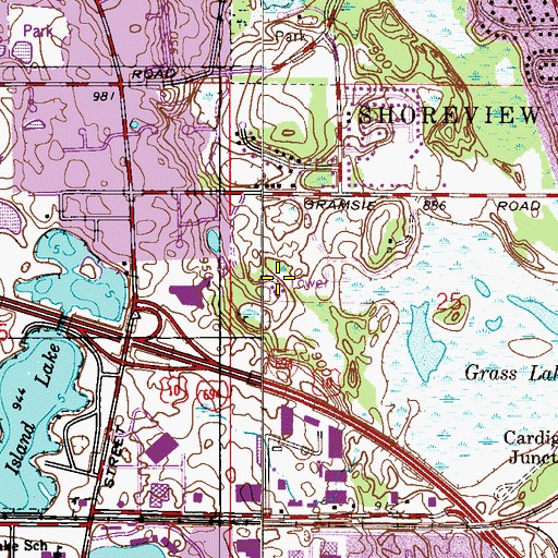 Topographic Map of KTMA-TV (Minneapolis), MN