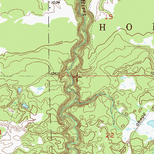 Topographic Map of Township of Holyoke, MN