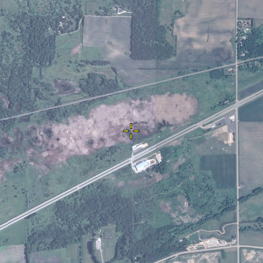 Aerial/Satellite Image of Township of Saint Lawrence, MN