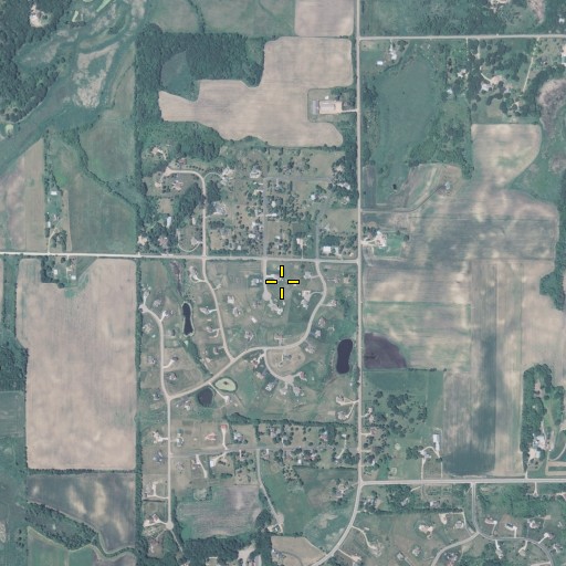 Aerial/Satellite Image of Township of Spring Lake, MN