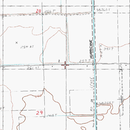 Topographic Map of Township of Reynolds, AR