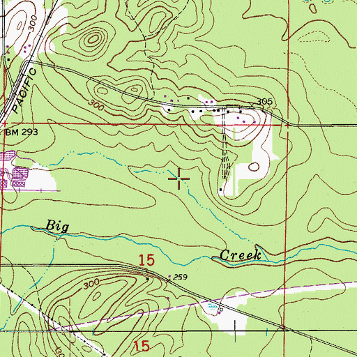 Topographic Map of Township of Gifford, AR