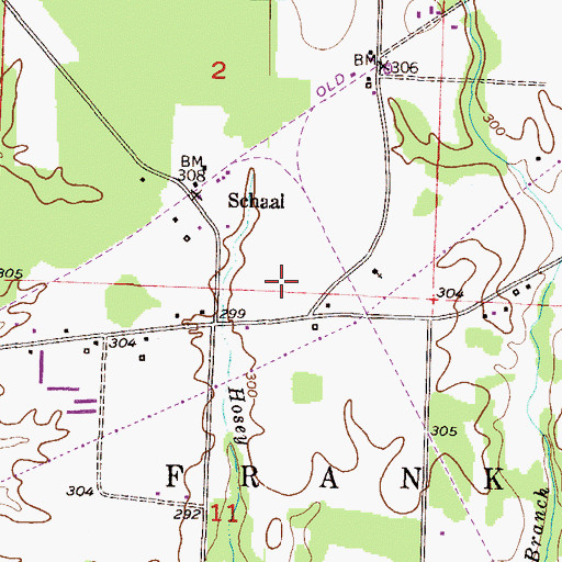 Topographic Map of Township of Franklin, AR