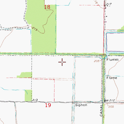 Topographic Map of Township of Pastoria, AR