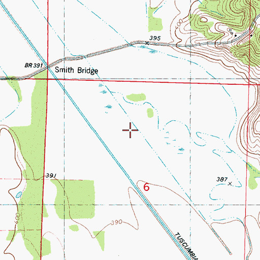 Topographic Map of Buffalo Hole, MS