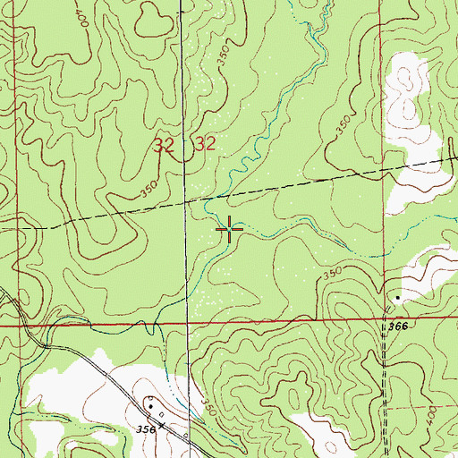 Topographic Map of Jenkins Creek, MS