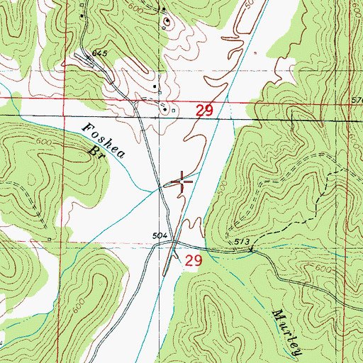 Topographic Map of Stubb Branch, MS