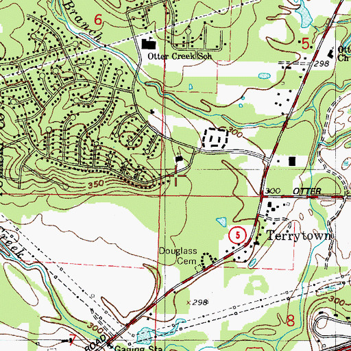 Topographic Map of The Church of Jesus Christ of Latter Day Saints, AR