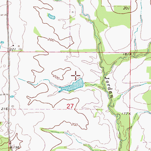 Topographic Map of Avery Lake Dam, MS