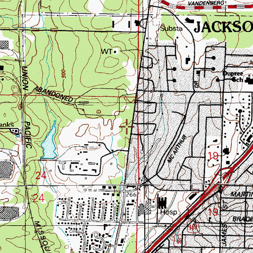 Topographic Map of Township of Gray (historical), AR