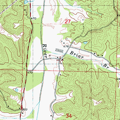 Topographic Map of Hatchie (historical), MS