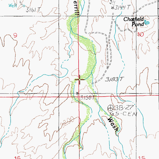 Topographic Map of Lamb Hotel, AZ
