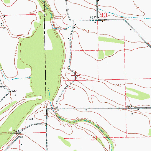 Topographic Map of Friendship Church (historical), MS