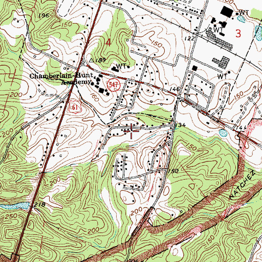 Topographic Map of Holly Rood, MS