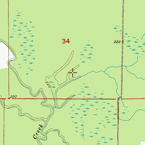 Topographic Map of Township of Black River (historical), AR