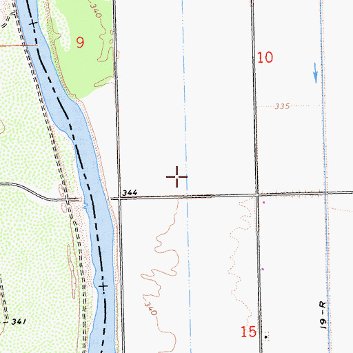 Topographic Map of Lateral Nineteen R-37, AZ