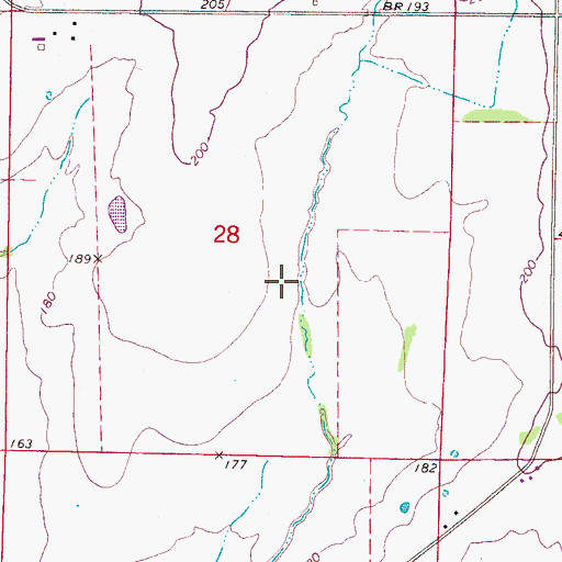 Topographic Map of Hickory Grove Church (historical), MS