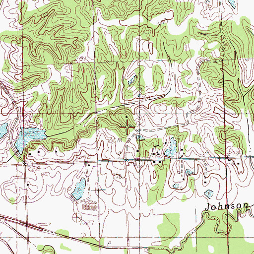 Topographic Map of Chanels Chapel, MS