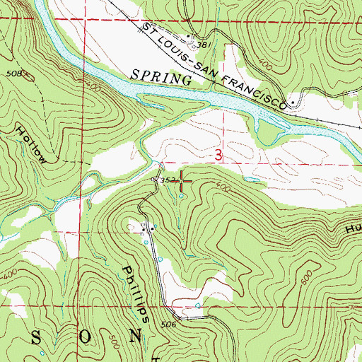 Topographic Map of Township of Jackson, AR
