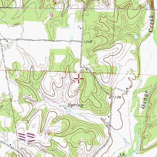 Topographic Map of Township of Wager (historical), AR