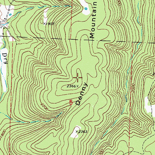 Topographic Map of Township of Reed, AR