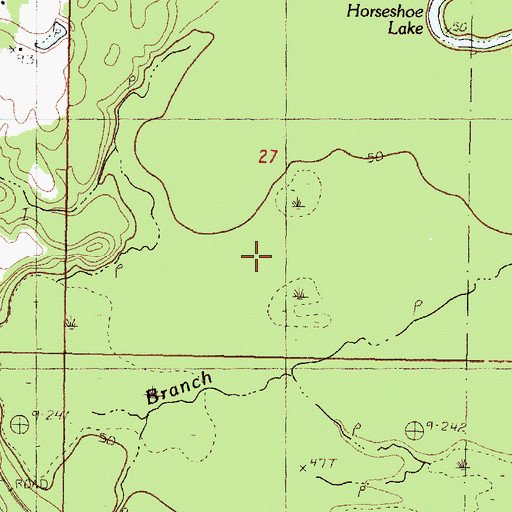 Topographic Map of Leaf Wilderness, MS