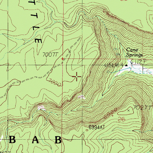 Topographic Map of Little Mountain, AZ