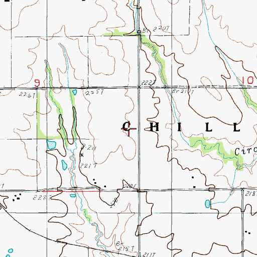 Topographic Map of Butler School (historical), MO