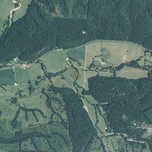 Aerial/Satellite Image of Charleton Hollow, MO