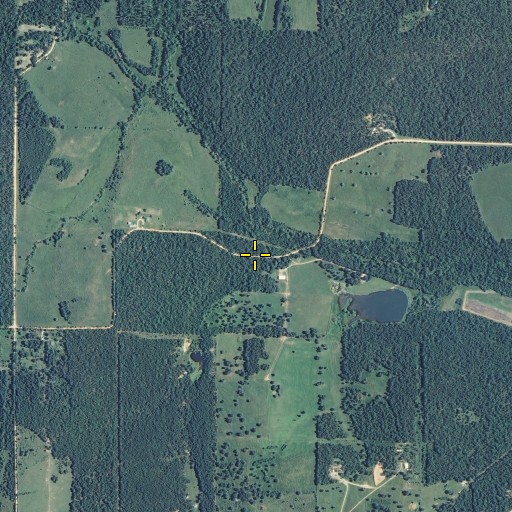 Aerial/Satellite Image of Cherry Spring, MO