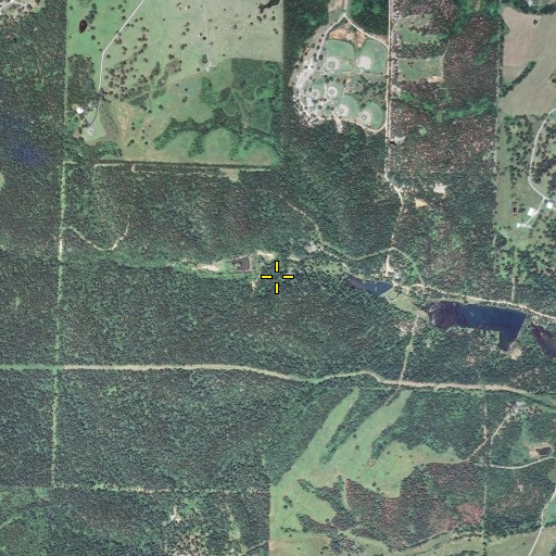 Aerial/Satellite Image of Cove Spring, MO