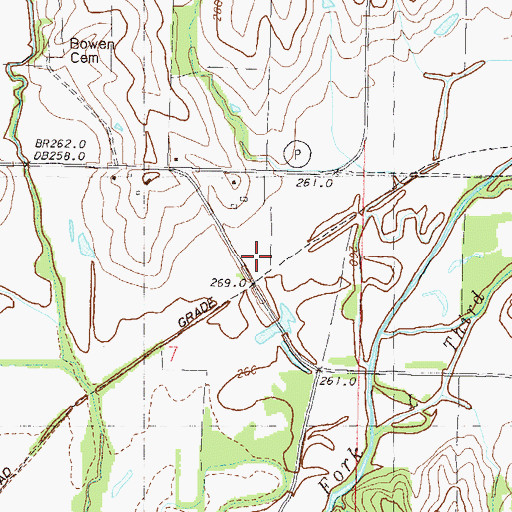 Topographic Map of Freeman Park (historical), MO