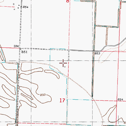 Topographic Map of Idlewild School (historical), MO