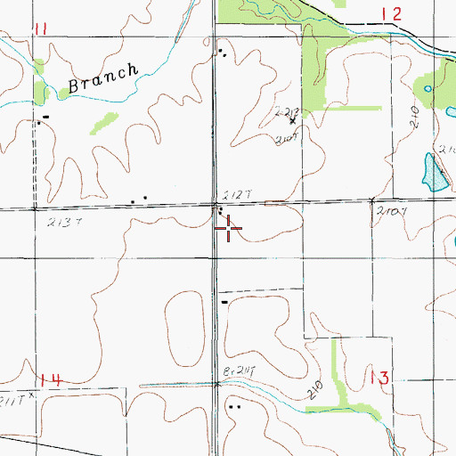 Topographic Map of Jackspine School, MO