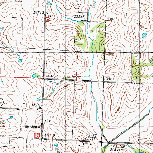 Topographic Map of Lone Valley School (historical), MO