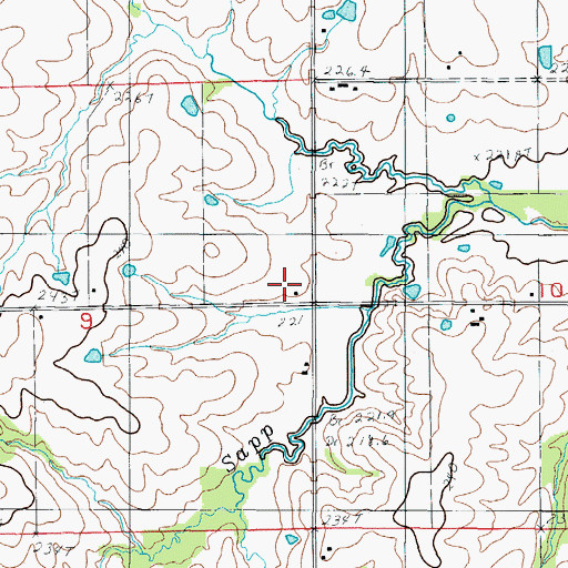 Topographic Map of McCormick School, MO