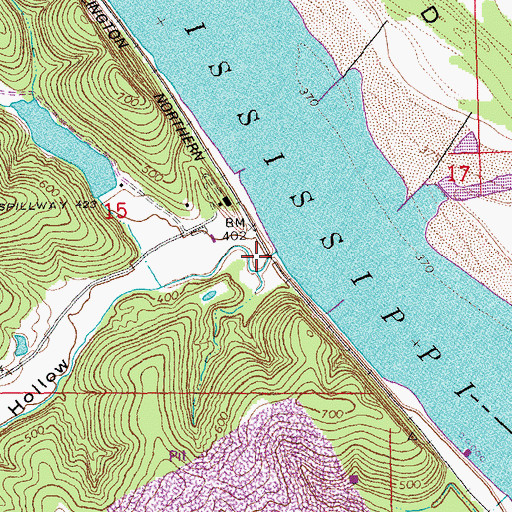 Topographic Map of Selma Hollow, MO