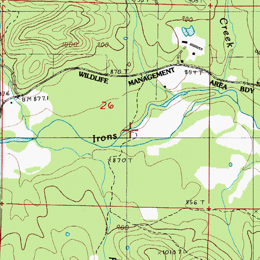 Topographic Map of Peter Green Hollow, AR