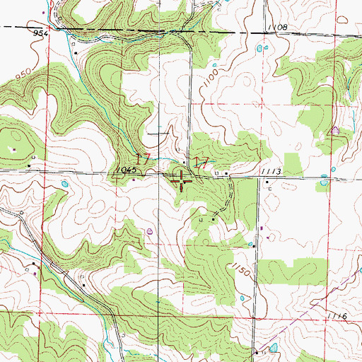 Topographic Map of Spring Hill School (historical), MO