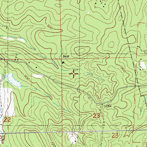 Topographic Map of Gobbetts Lead Diggings, MO