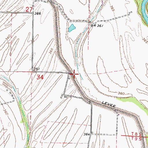 Topographic Map of Jones Point (historical), MO